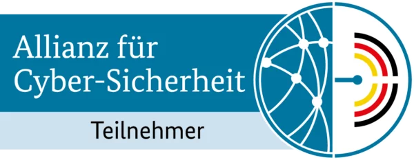 Teilnehmer-Stempel für die Allianz für Cyber-Sicherheit